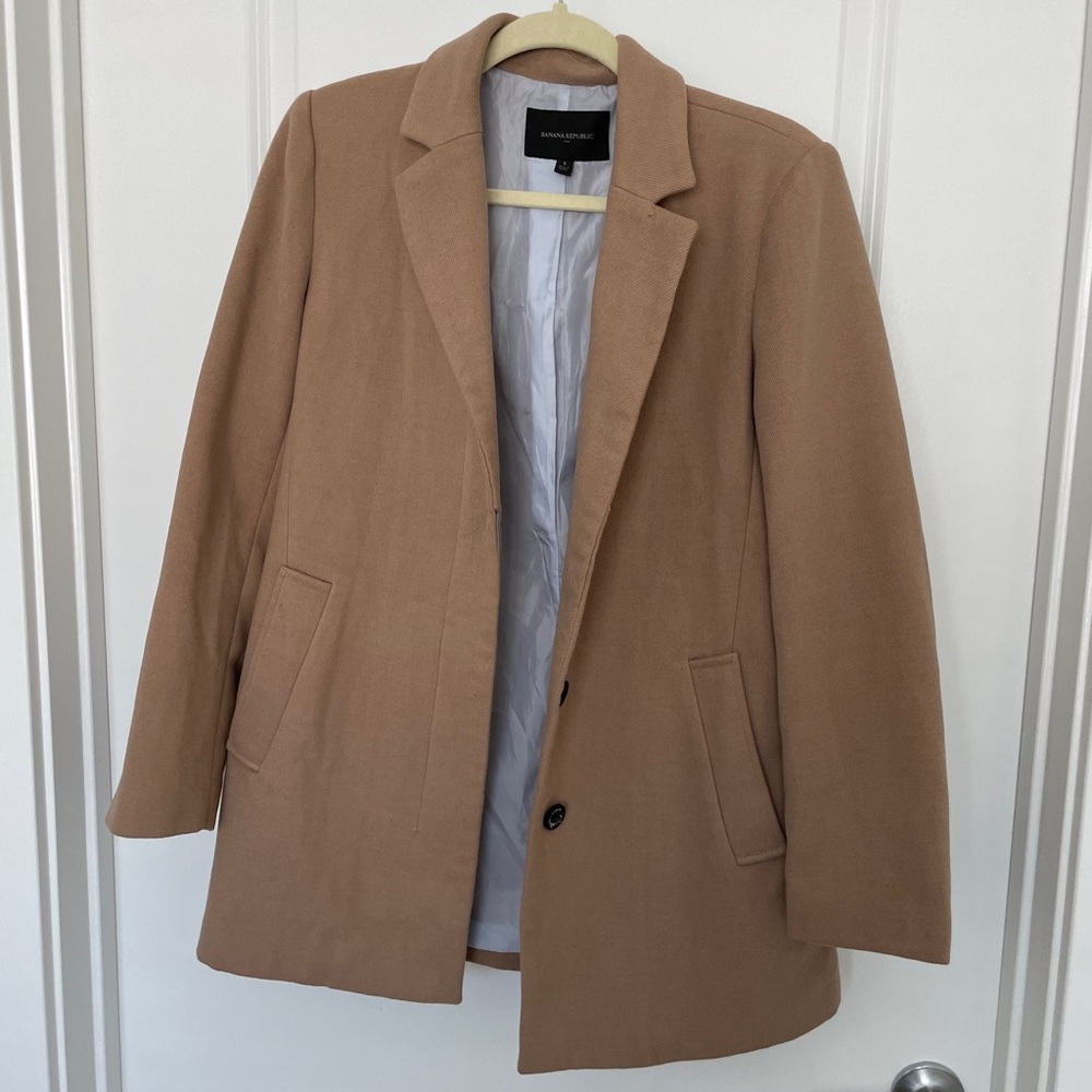 Banana Republic factory Camel Single-Breasted blazer